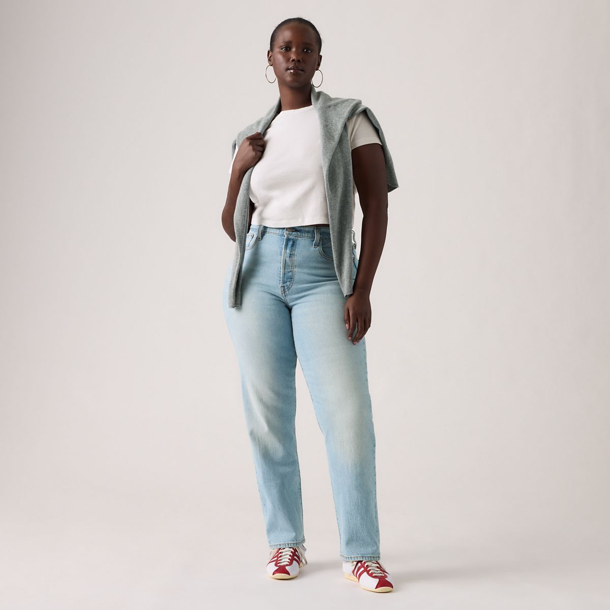 Wedgie Straight Ankle Women's Jeans — Fully Baked - Light Wash