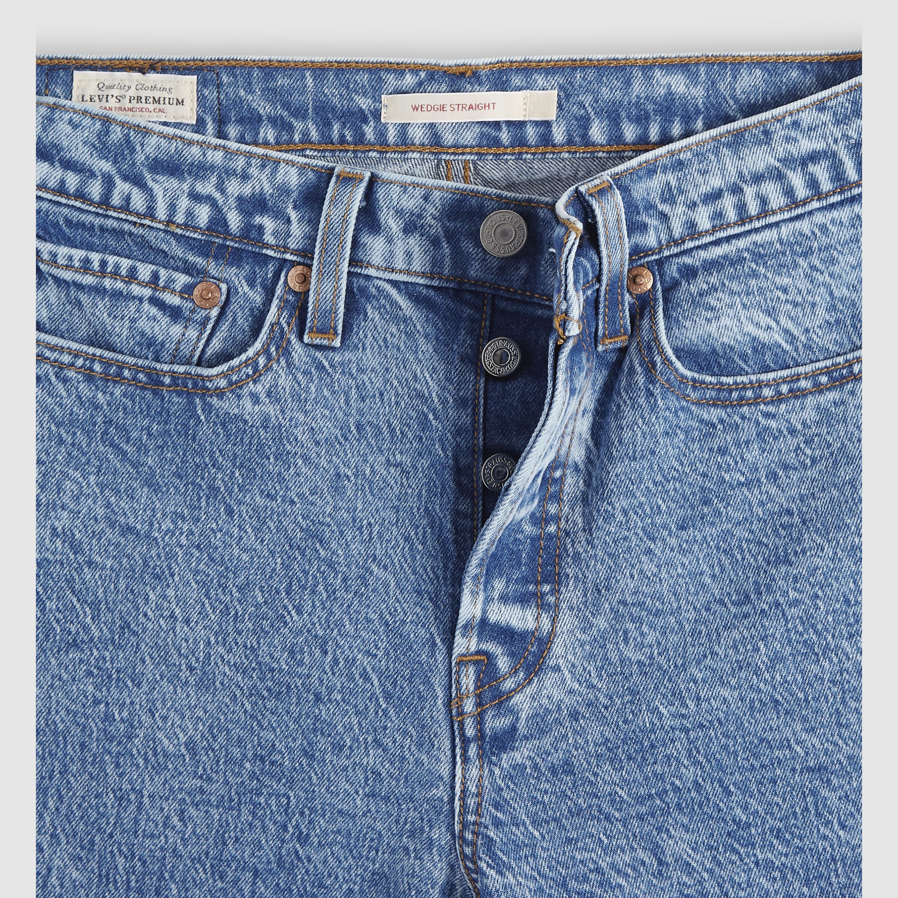 Jean wedgie droit pour femme 8