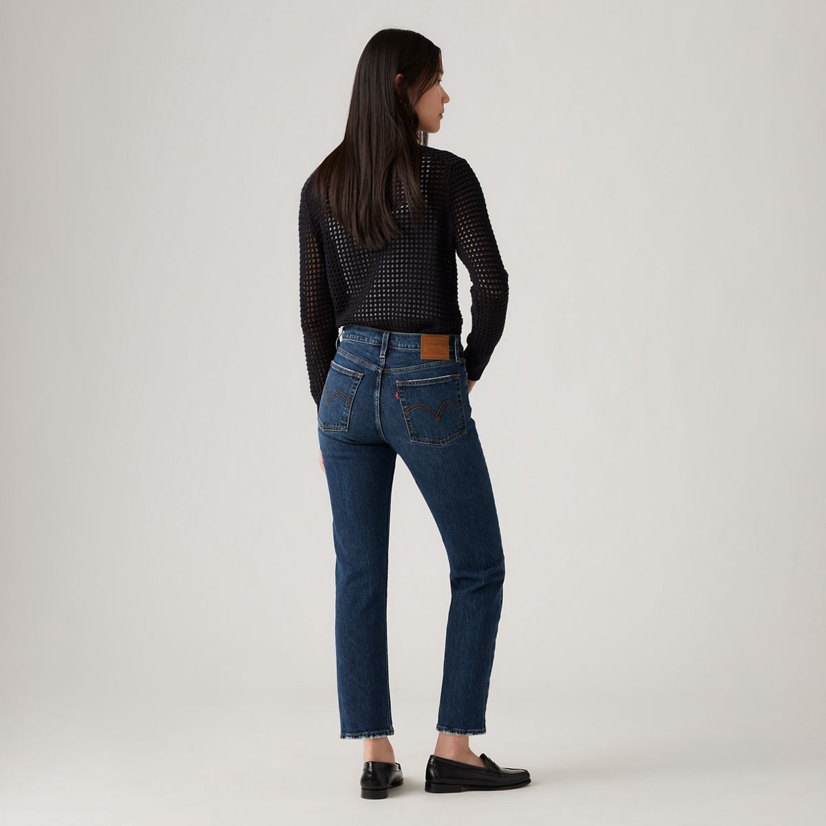 Wedgie Straight Ankle Women's Jeans — Indifferent Indigo - Dark Wash