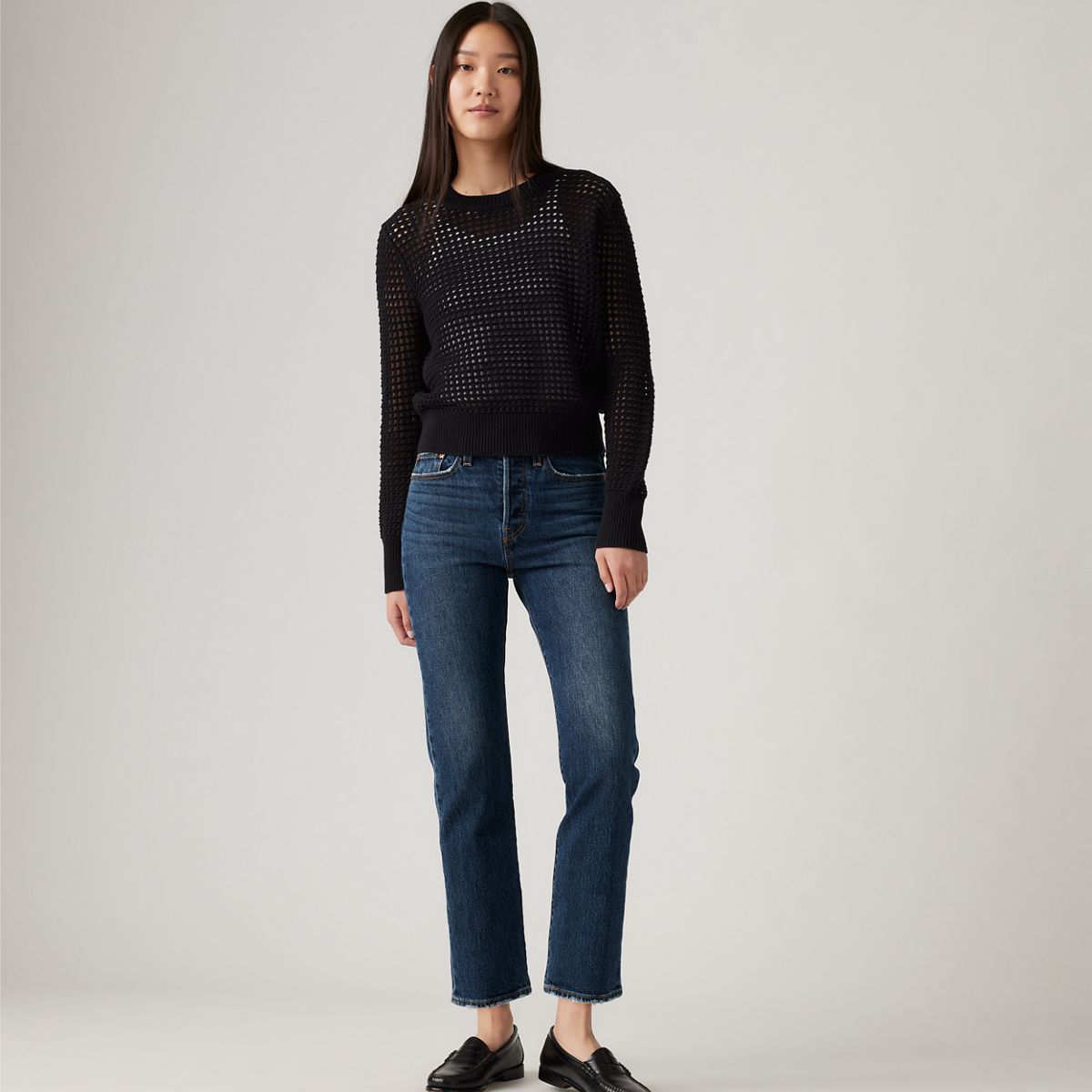 Wedgie Straight Ankle Women's Jeans — Indifferent Indigo - Dark Wash