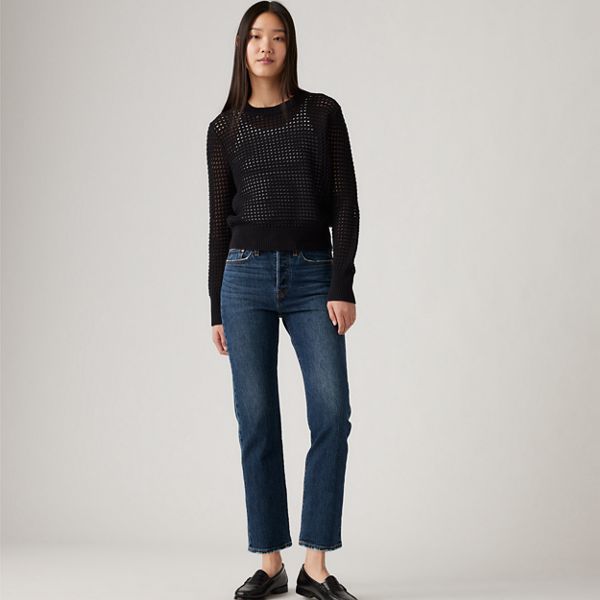 Wedgie Straight Ankle Women's Jeans — Indifferent Indigo - Dark Wash