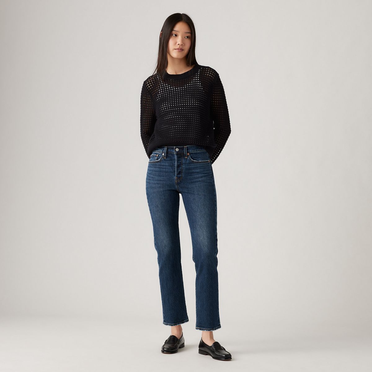 Wedgie Straight Ankle Women's Jeans — Indifferent Indigo - Dark Wash