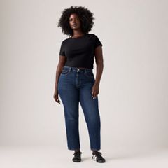 Wedgie Straight Ankle Women's Jeans — Indifferent Indigo - Dark Wash 8