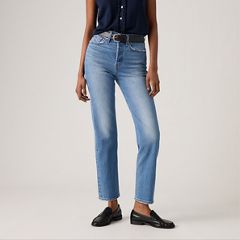 Wedgie Straight Ankle Women's Jeans — Dance Around - Medium Wash 2