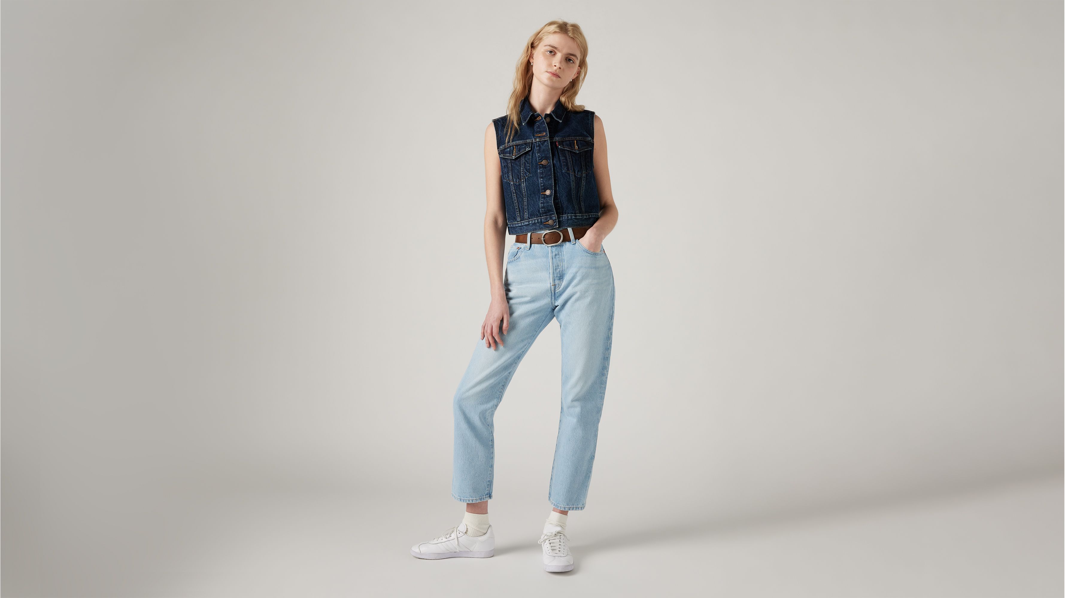 501MD L'Original jean abrégé pour femme 1