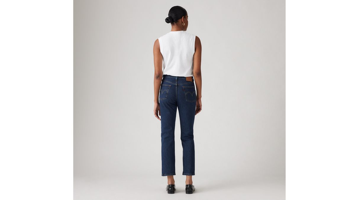 501® Original Fit Cropped Women's Jeans — Salsa Stonewash - Dark Wash