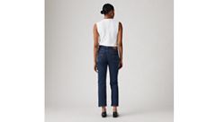 501® Original Fit Cropped Women's Jeans — Salsa Stonewash - Dark Wash 3