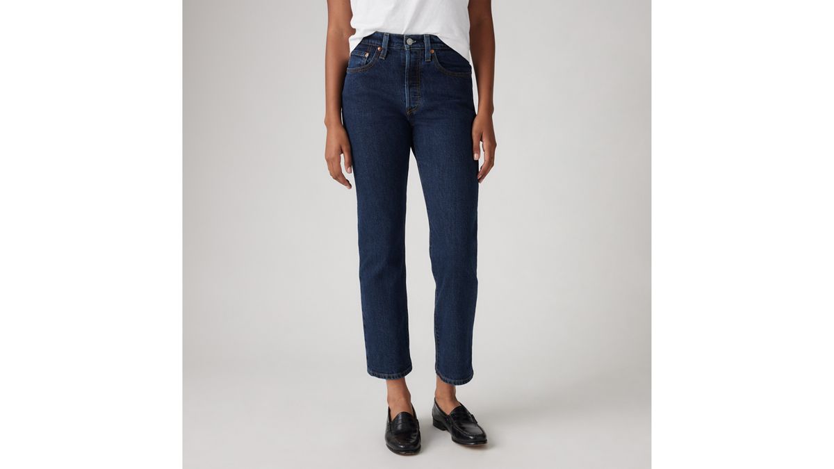 501® Original Fit Cropped Women's Jeans — Salsa Stonewash - Dark Wash
