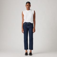 501® Original Fit Cropped Women's Jeans — Salsa Stonewash - Dark Wash 5