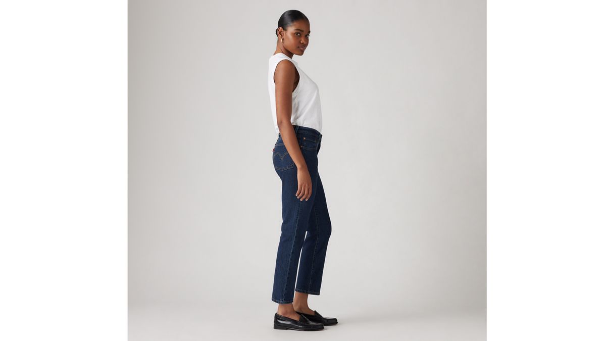 501® Original Fit Cropped Women's Jeans — Salsa Stonewash - Dark Wash