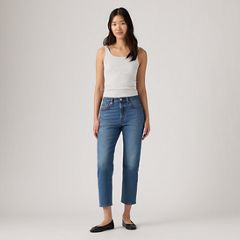 501® Original Fit Cropped Women's Jeans — Array Away - Medium Wash 5