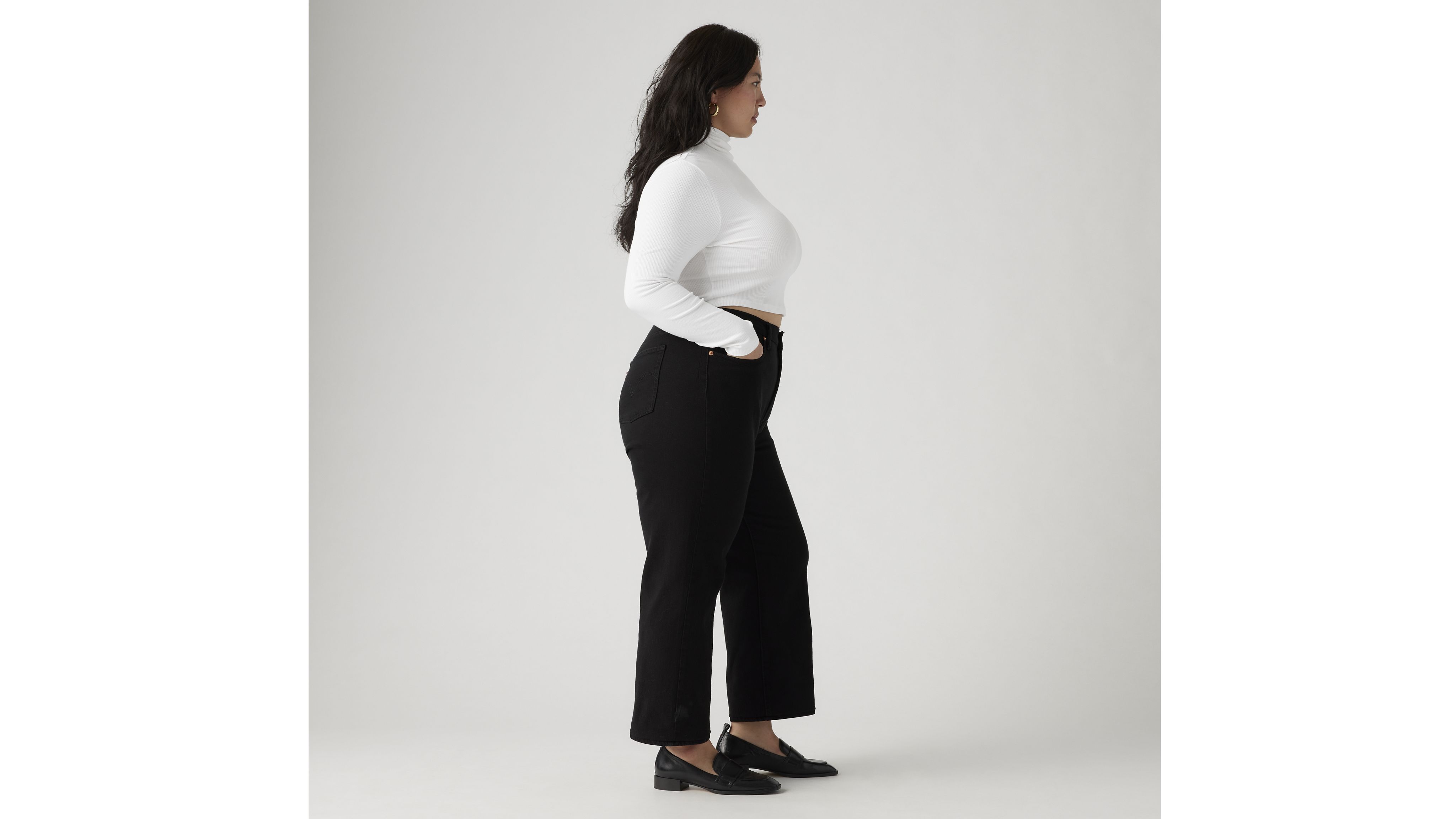 Ribcage Straight Ankle Jeans (Plus) 4