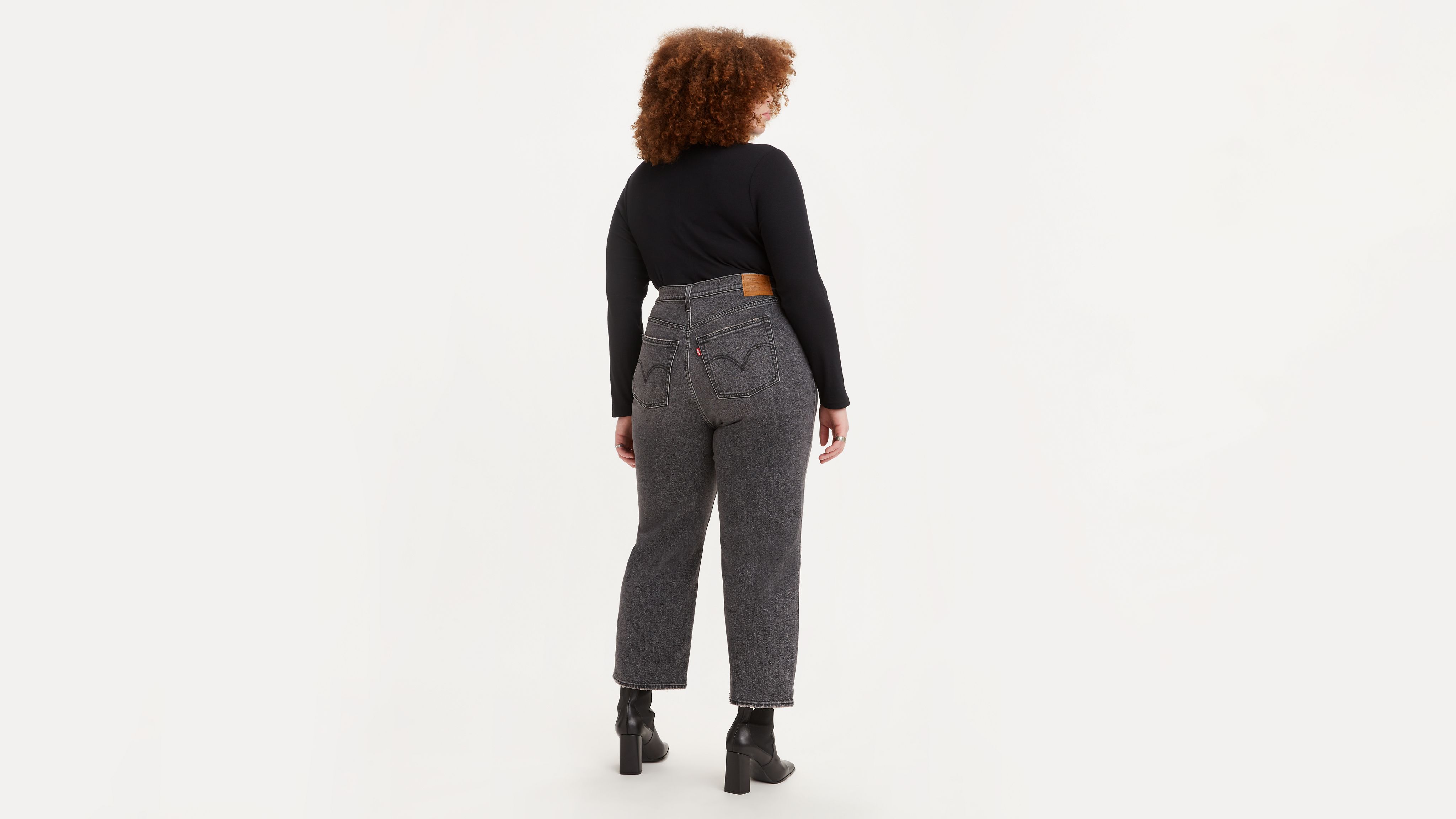 Ribcage Straight Ankle Women's Jeans (Plus Size) 2