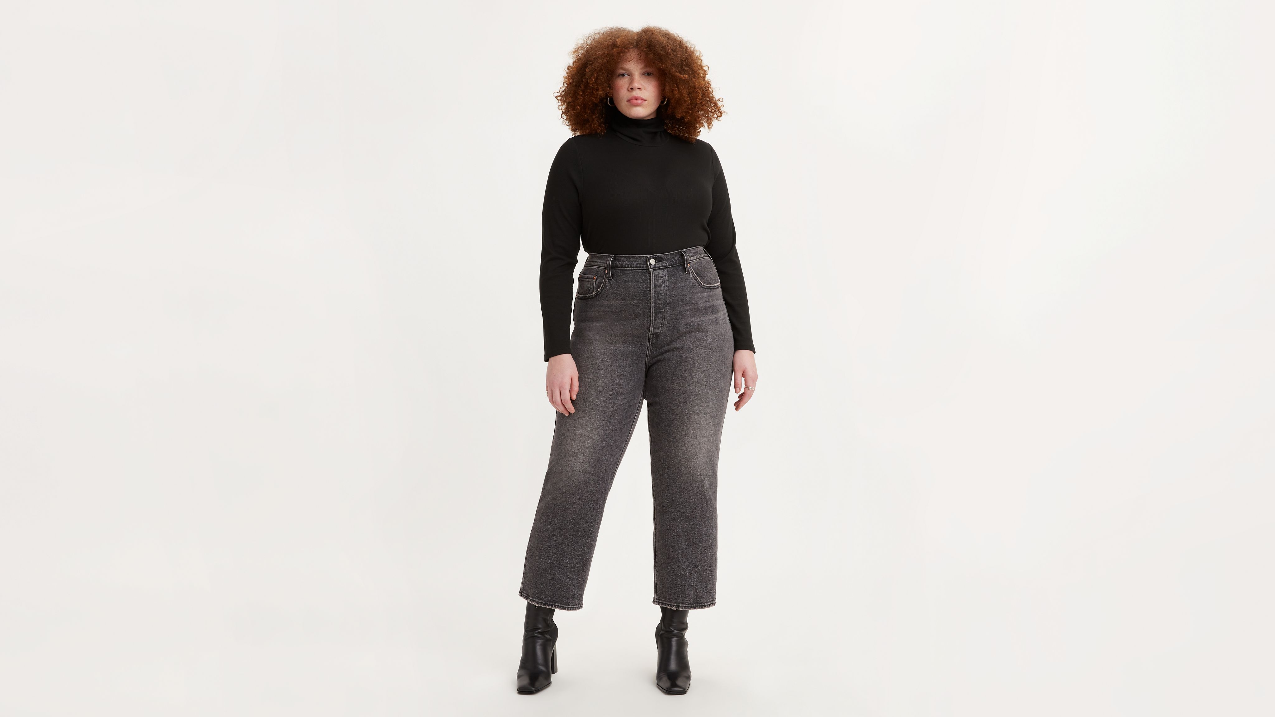 Ribcage Straight Ankle Women's Jeans (Plus Size) 4