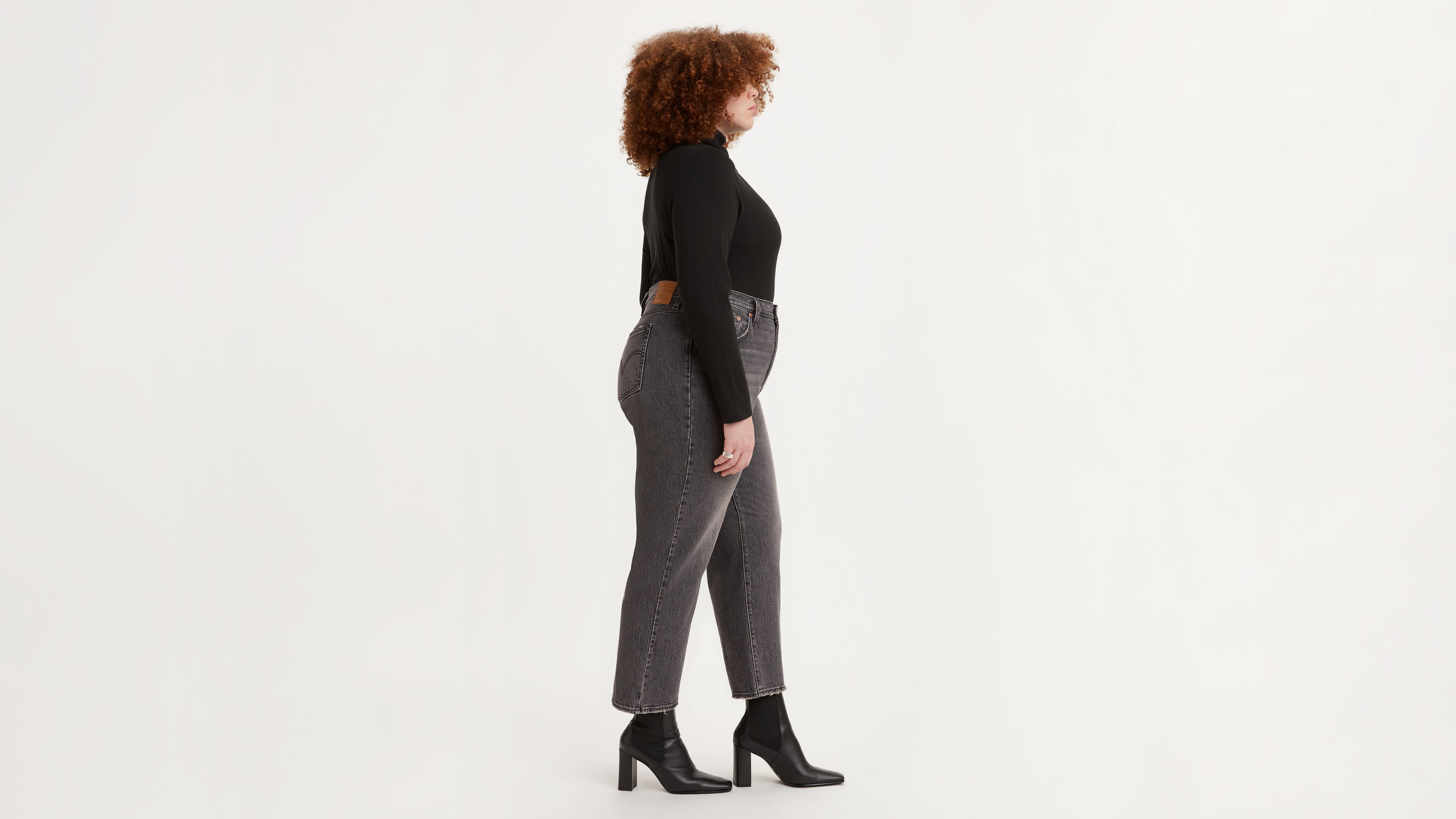 Ribcage Straight Ankle Women's Jeans (Plus Size) 3