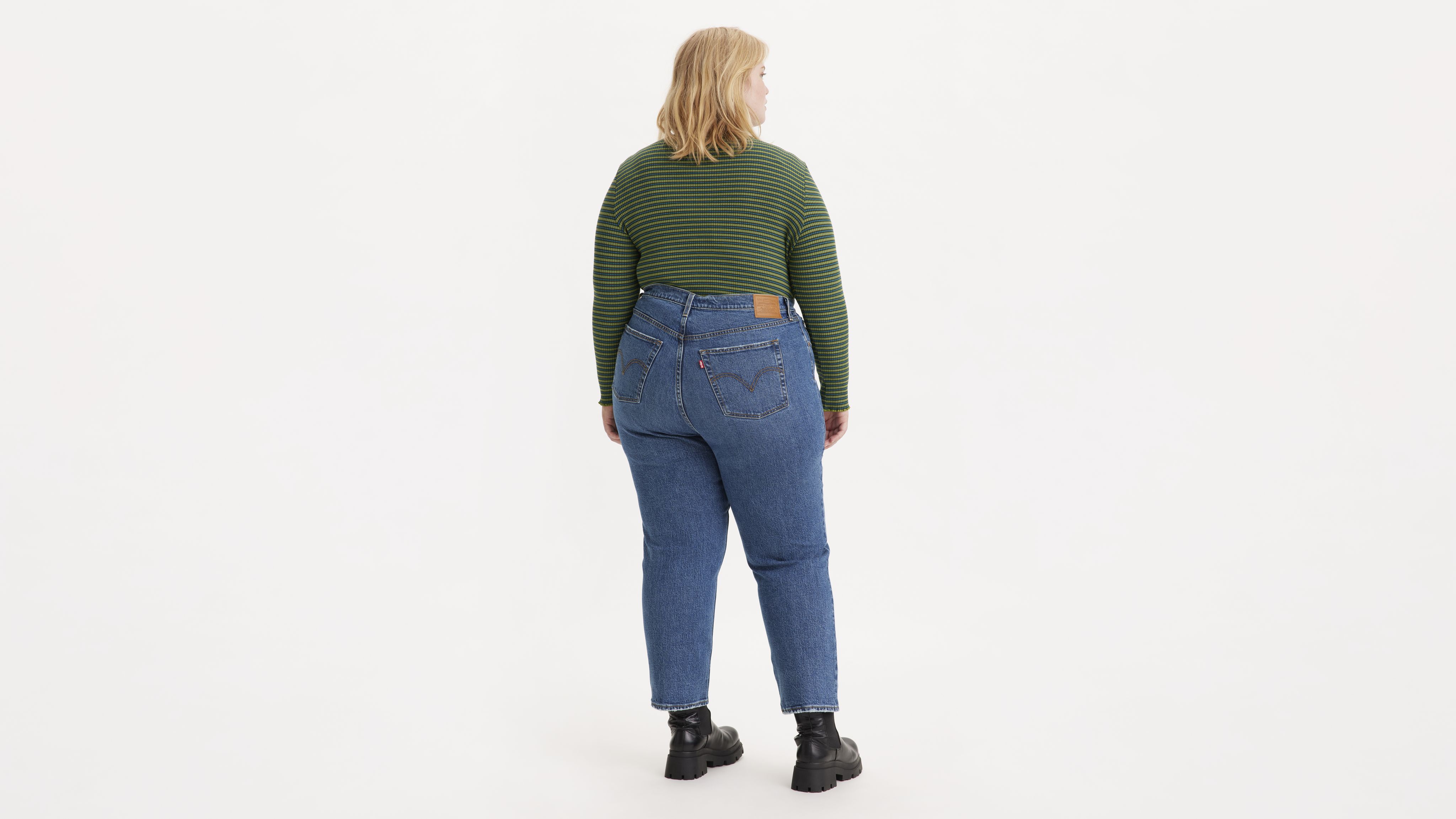 Ribcage Straight Ankle Women's Jeans (Plus Size) 3
