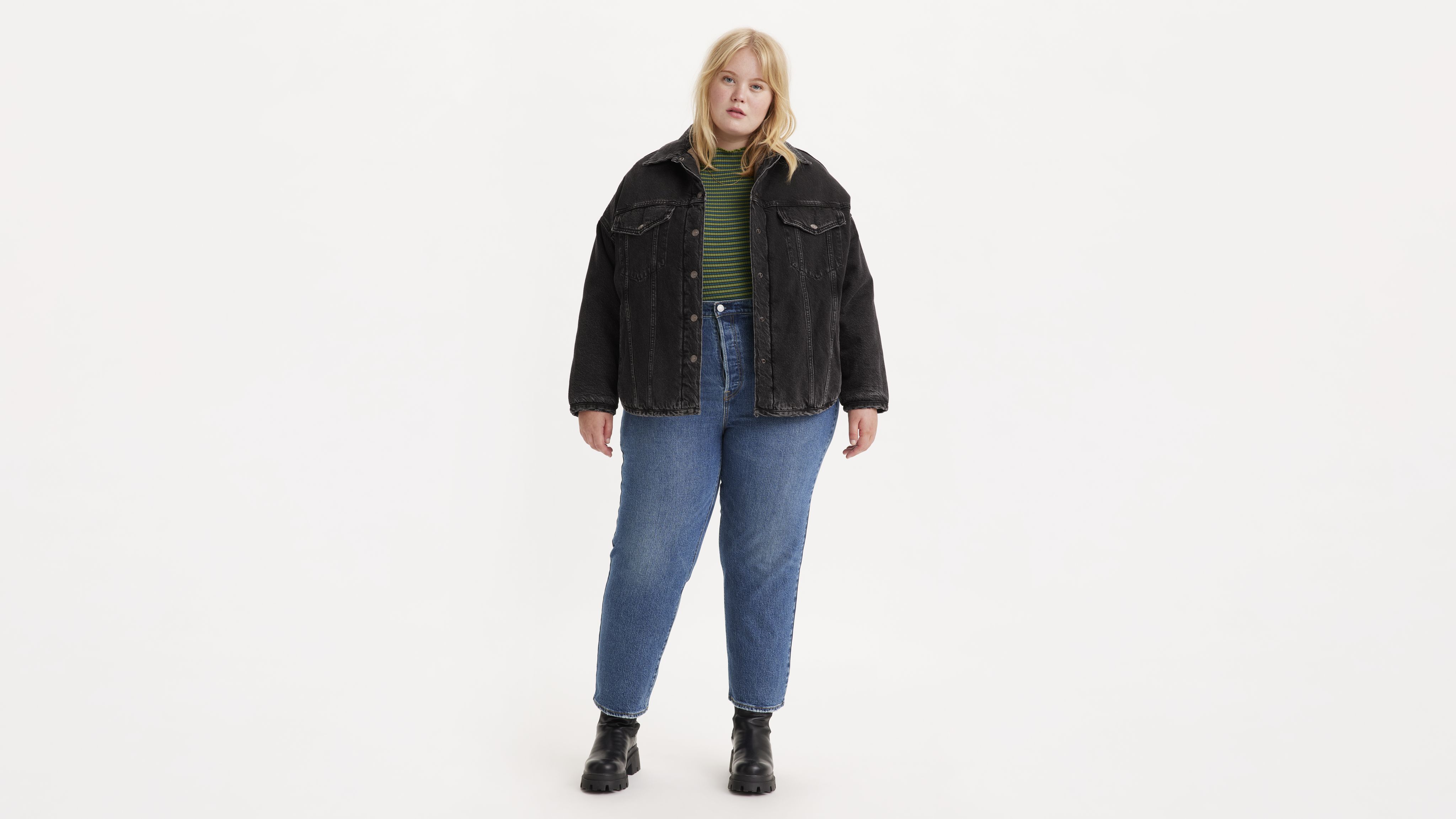 Ribcage Straight Ankle Women's Jeans (Plus Size) 5