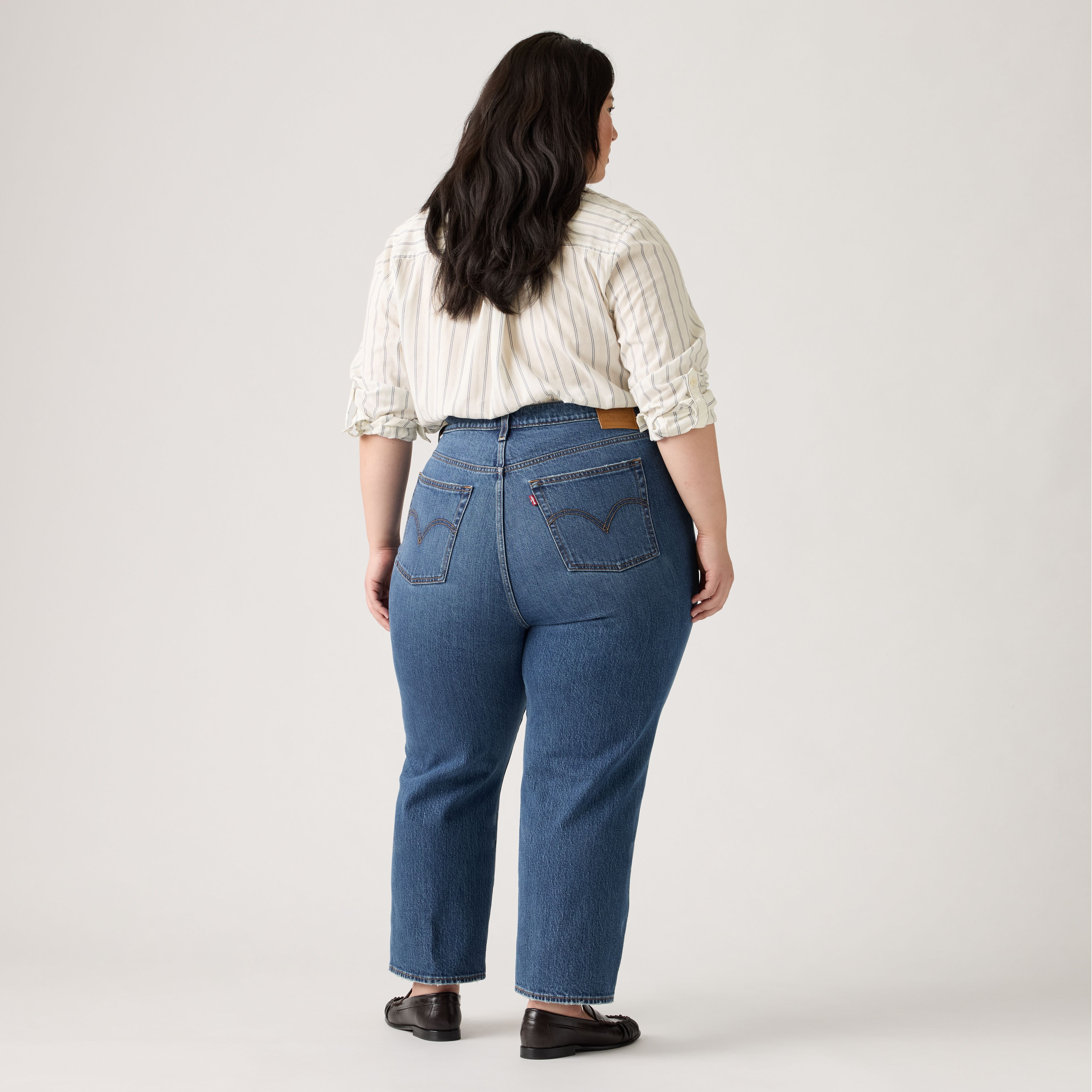 Ribcage Straight Ankle Women's Jeans (Plus Size) 3