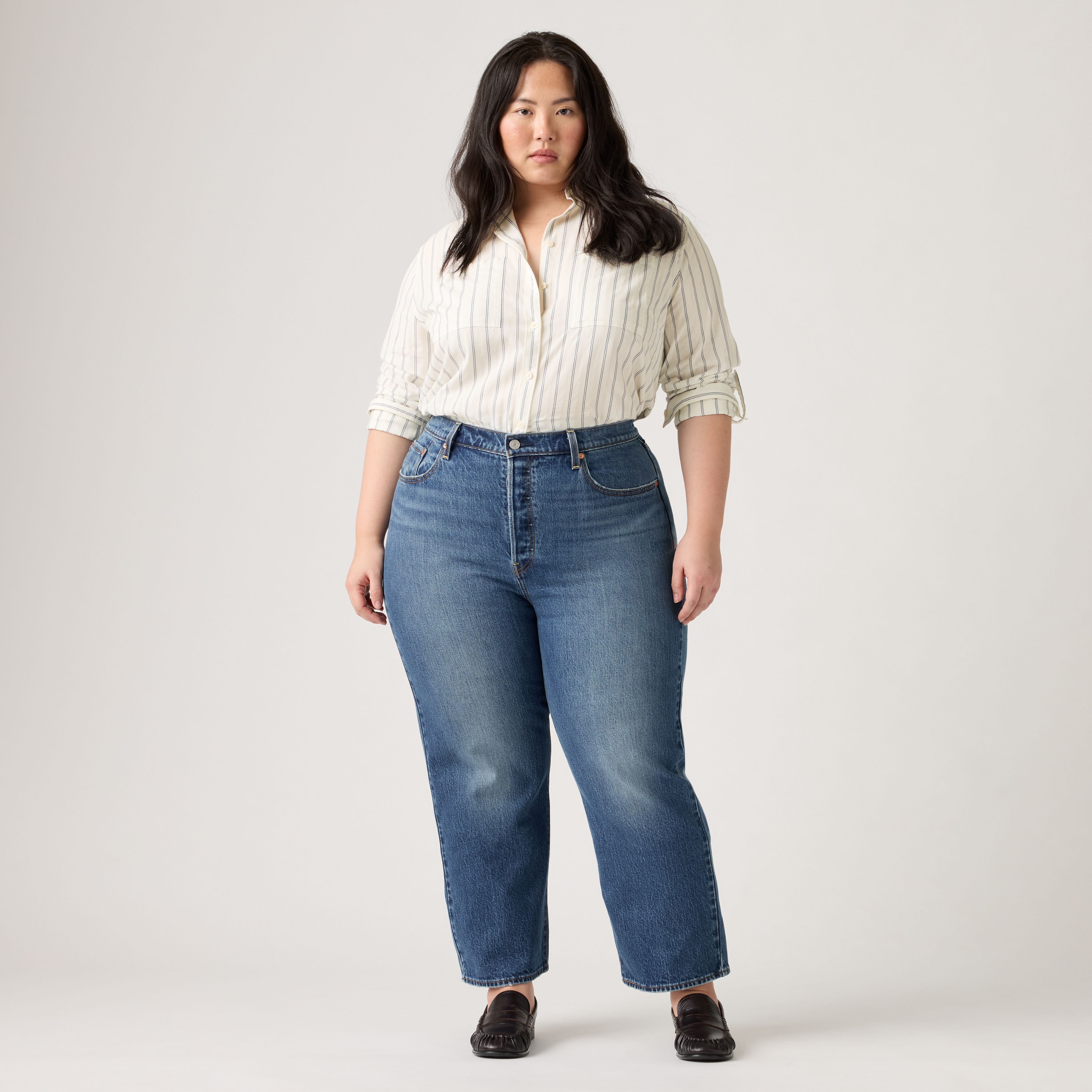 Ribcage Straight Ankle Women's Jeans (Plus Size) 5