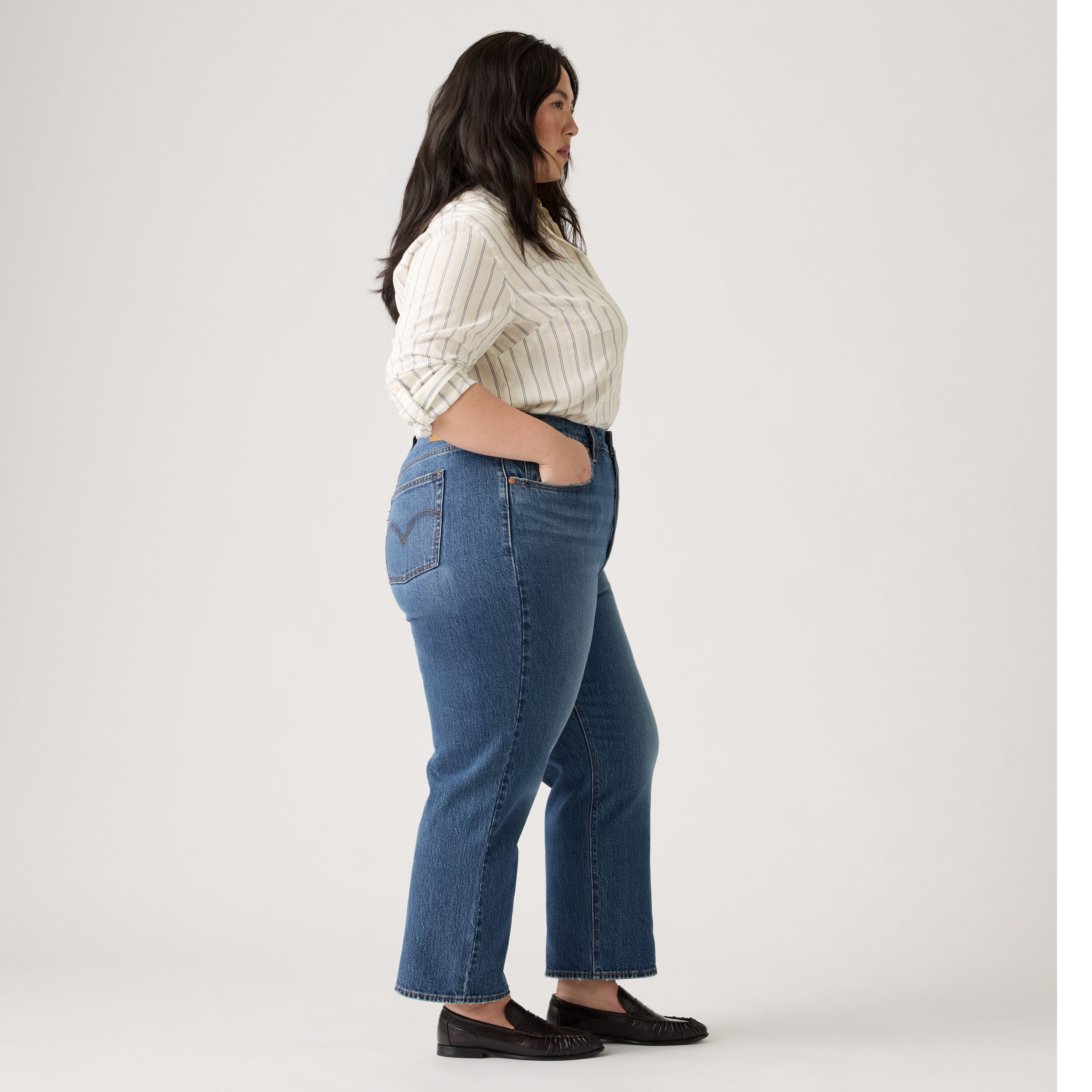 Ribcage Straight Ankle Women's Jeans (Plus Size) 4