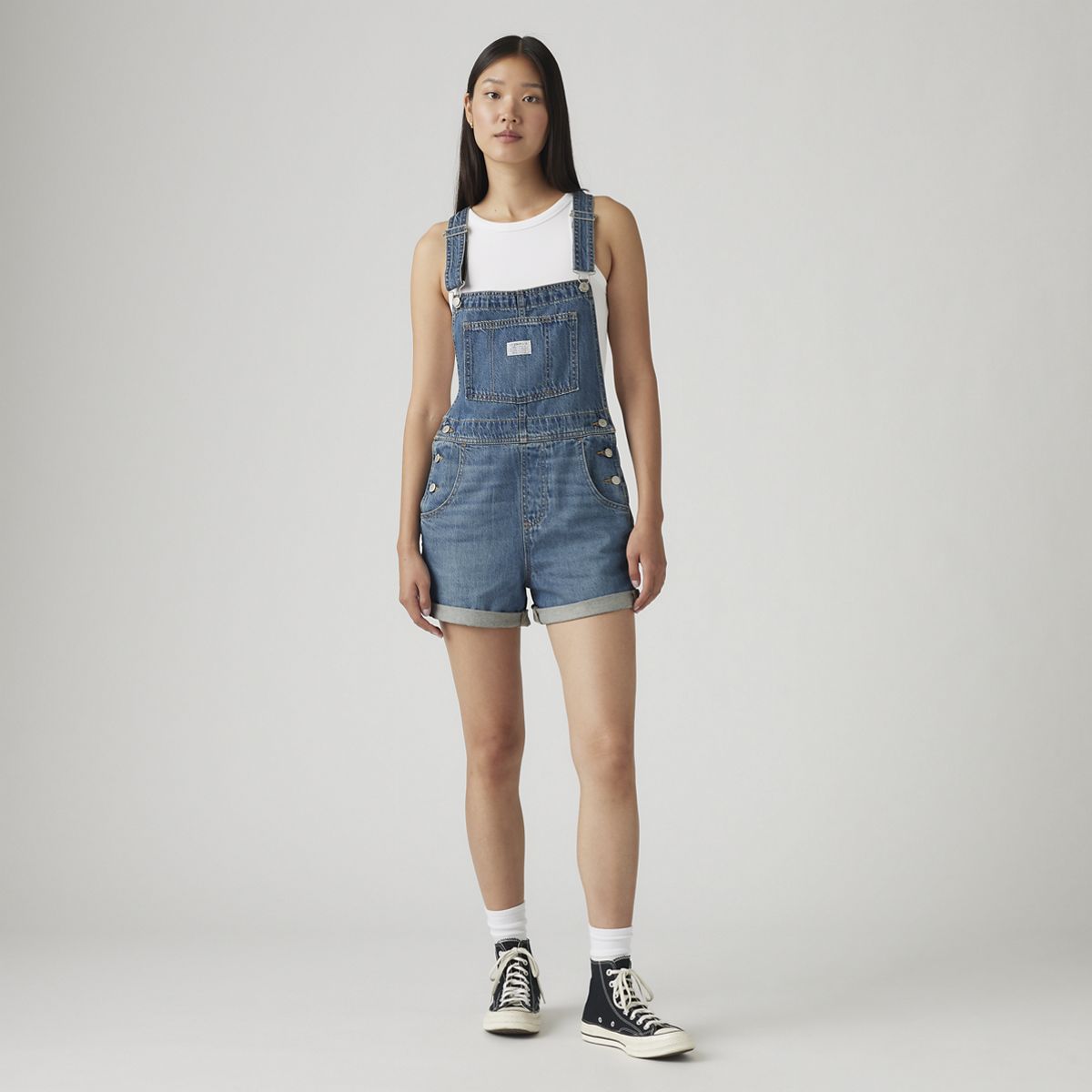 Vintage Shortalls — About Last Week - Medium Wash