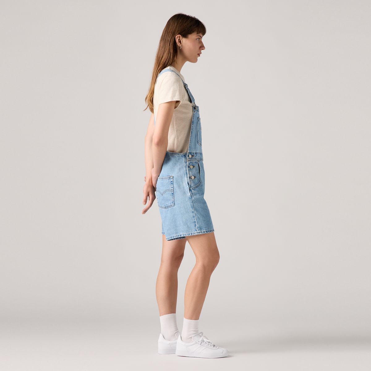 Vintage Shortalls — I Will - Medium Wash