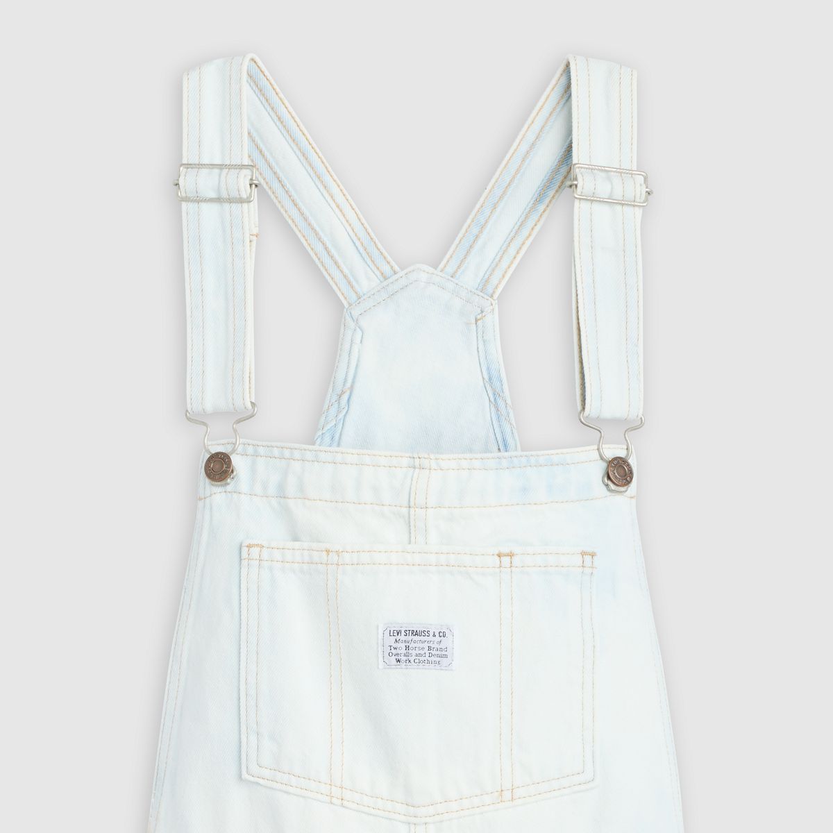Vintage Shortalls — Glacial Pace Shortal - Light Wash