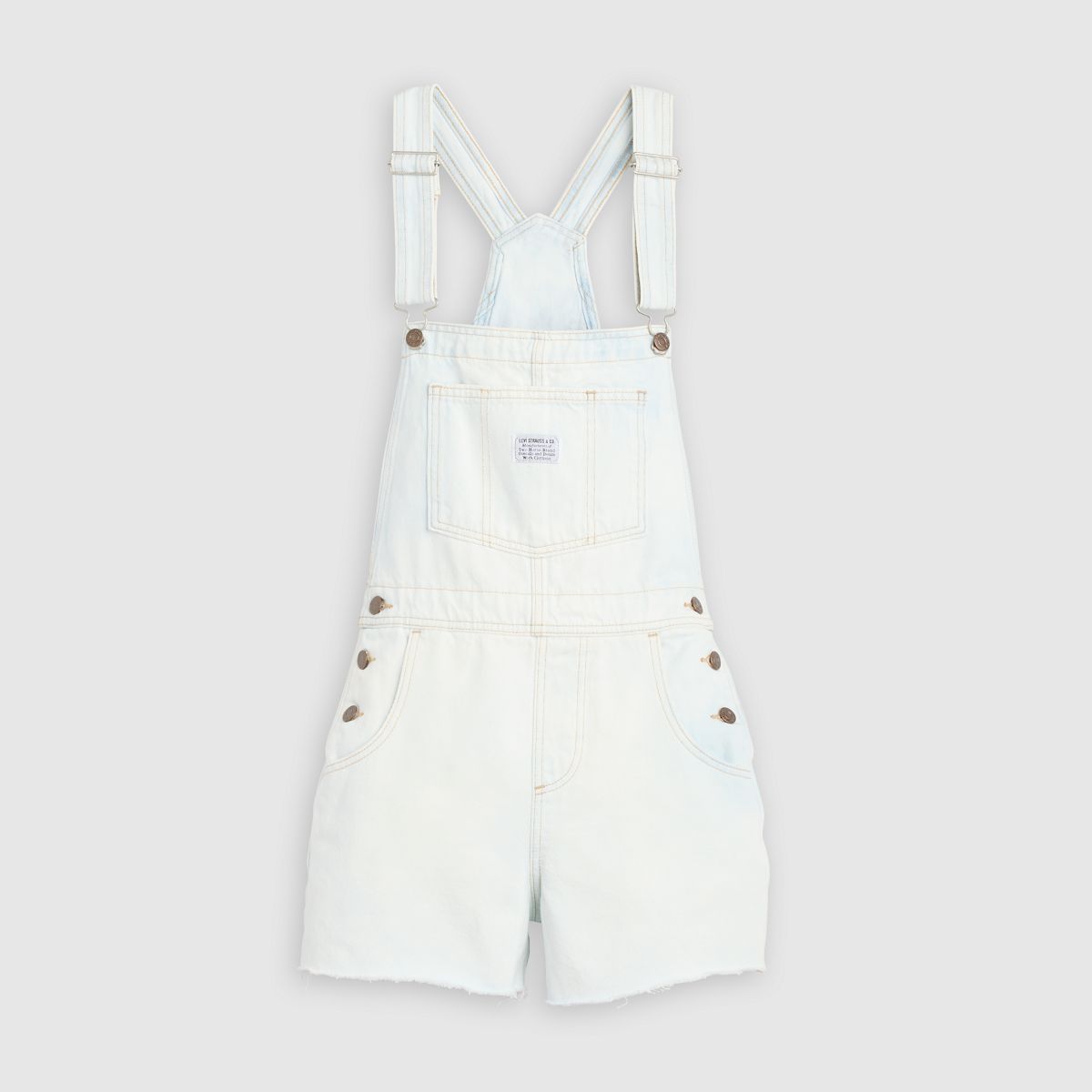 Vintage Shortalls — Glacial Pace Shortal - Light Wash