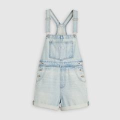 Vintage Shortalls — Abraded Art - Light Wash 6