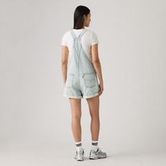 Vintage Shortalls — Abraded Art - Light Wash 3