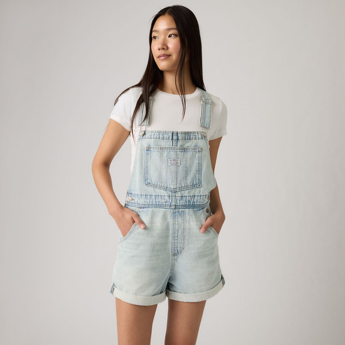 Vintage Shortalls — Abraded Art - Light Wash