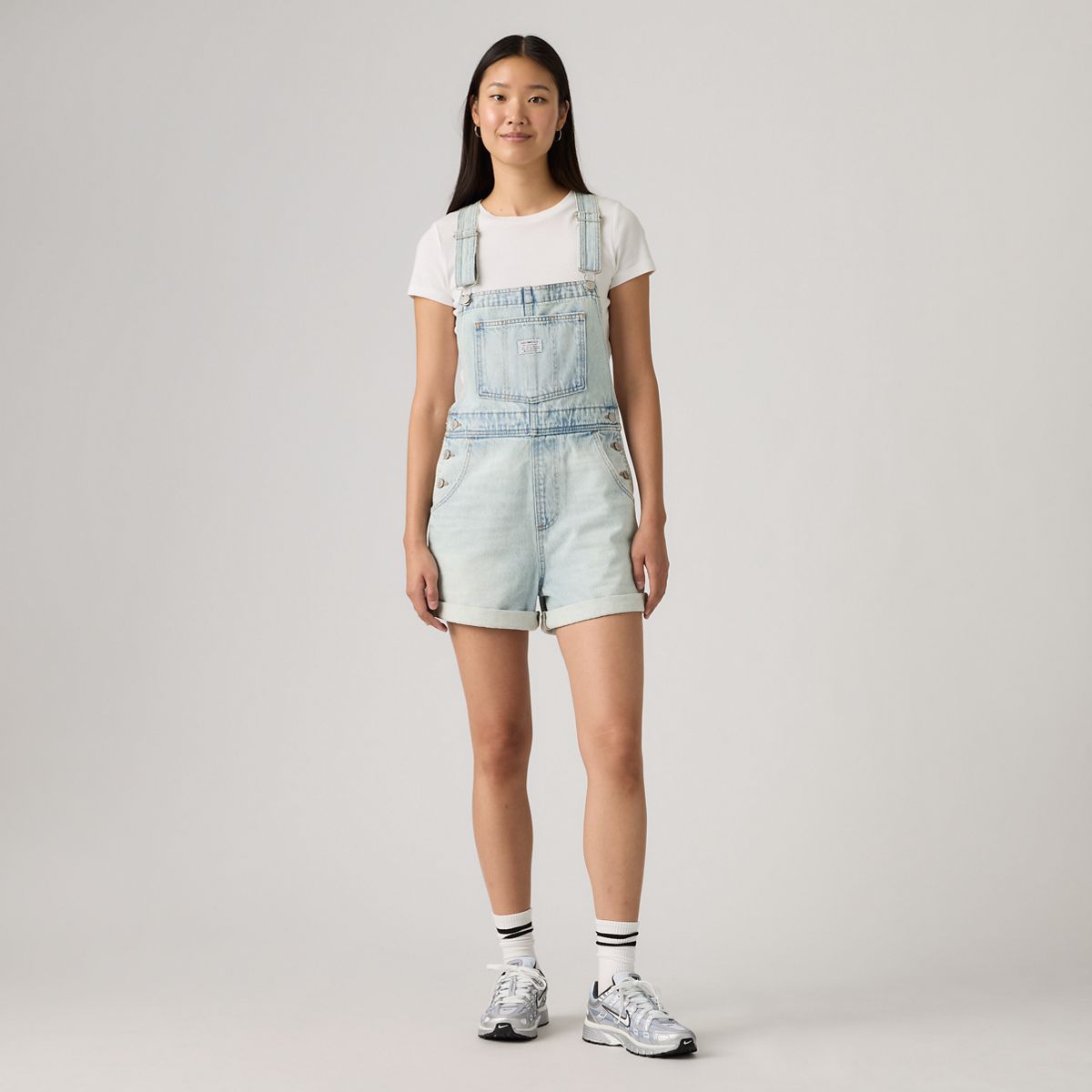 Vintage Shortalls — Abraded Art - Light Wash