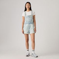 Vintage Shortalls — Abraded Art - Light Wash 5