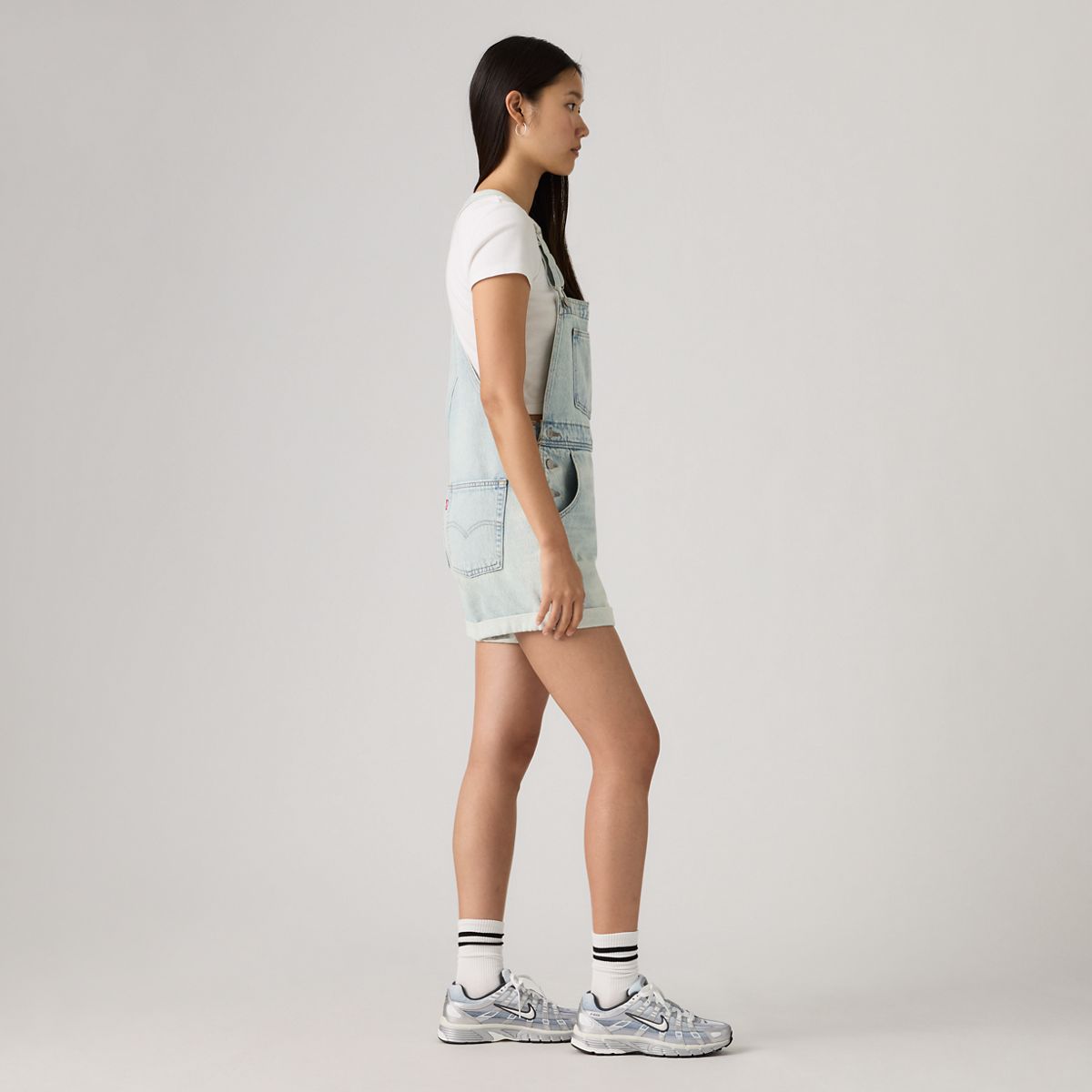 Vintage Shortalls — Abraded Art - Light Wash