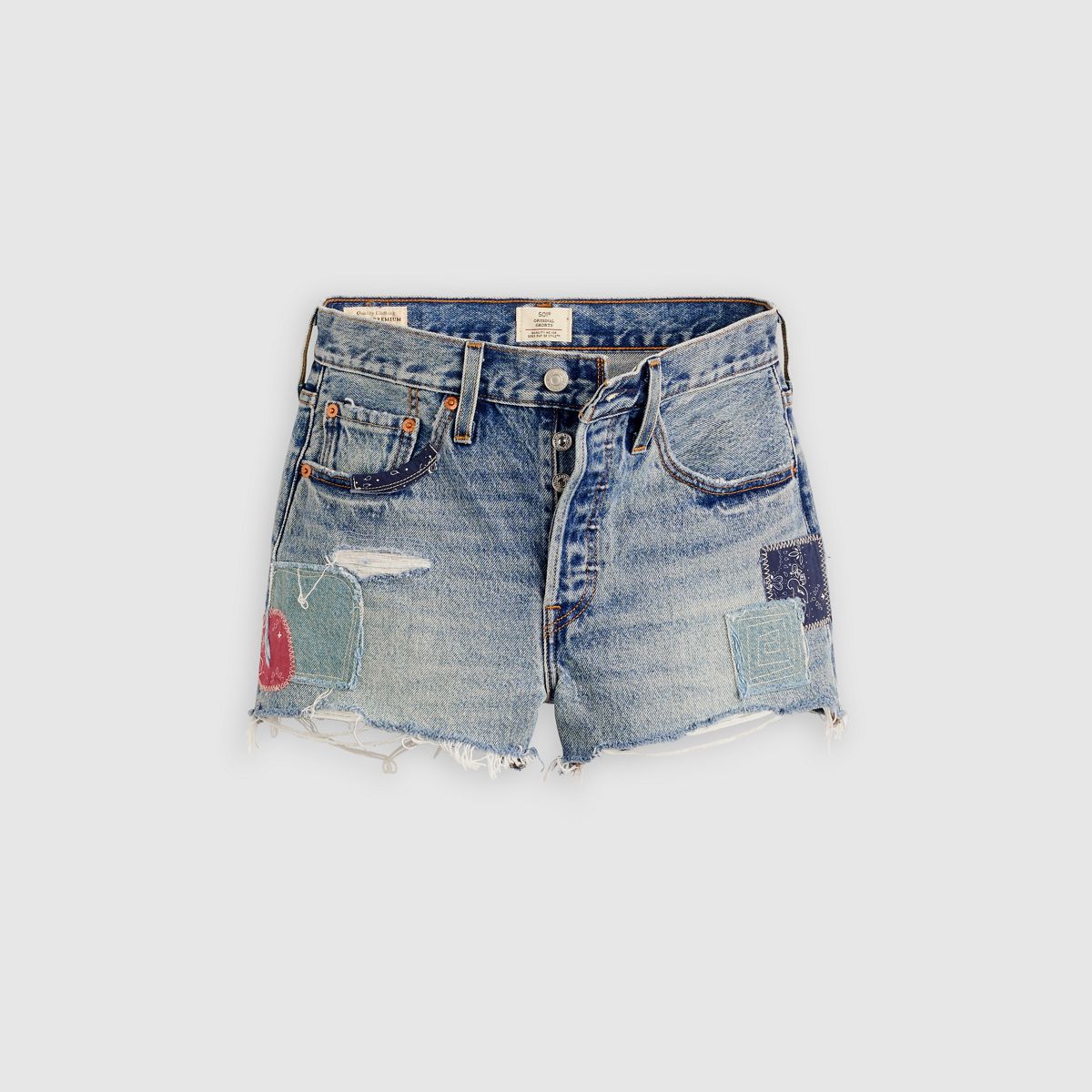 501® Original Fit High-Rise Women's Shorts — Melody'S Muse - Medium Wash