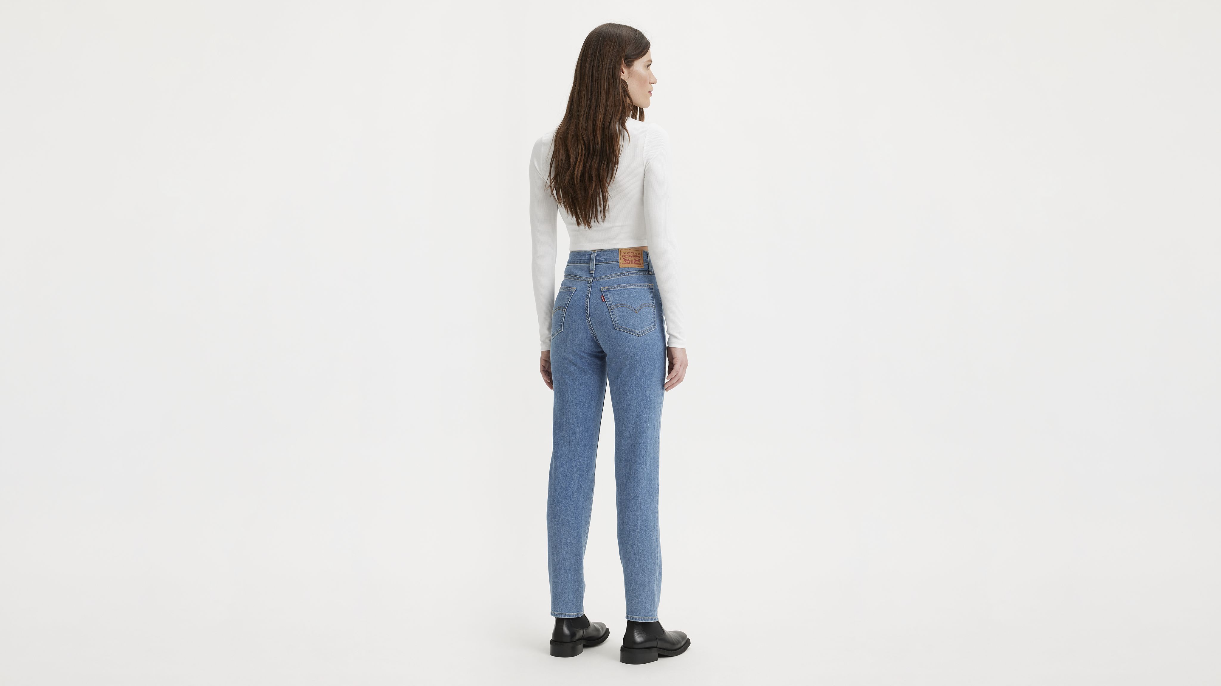 724 High Rise Slim Straight Cropped Women's Jeans 3