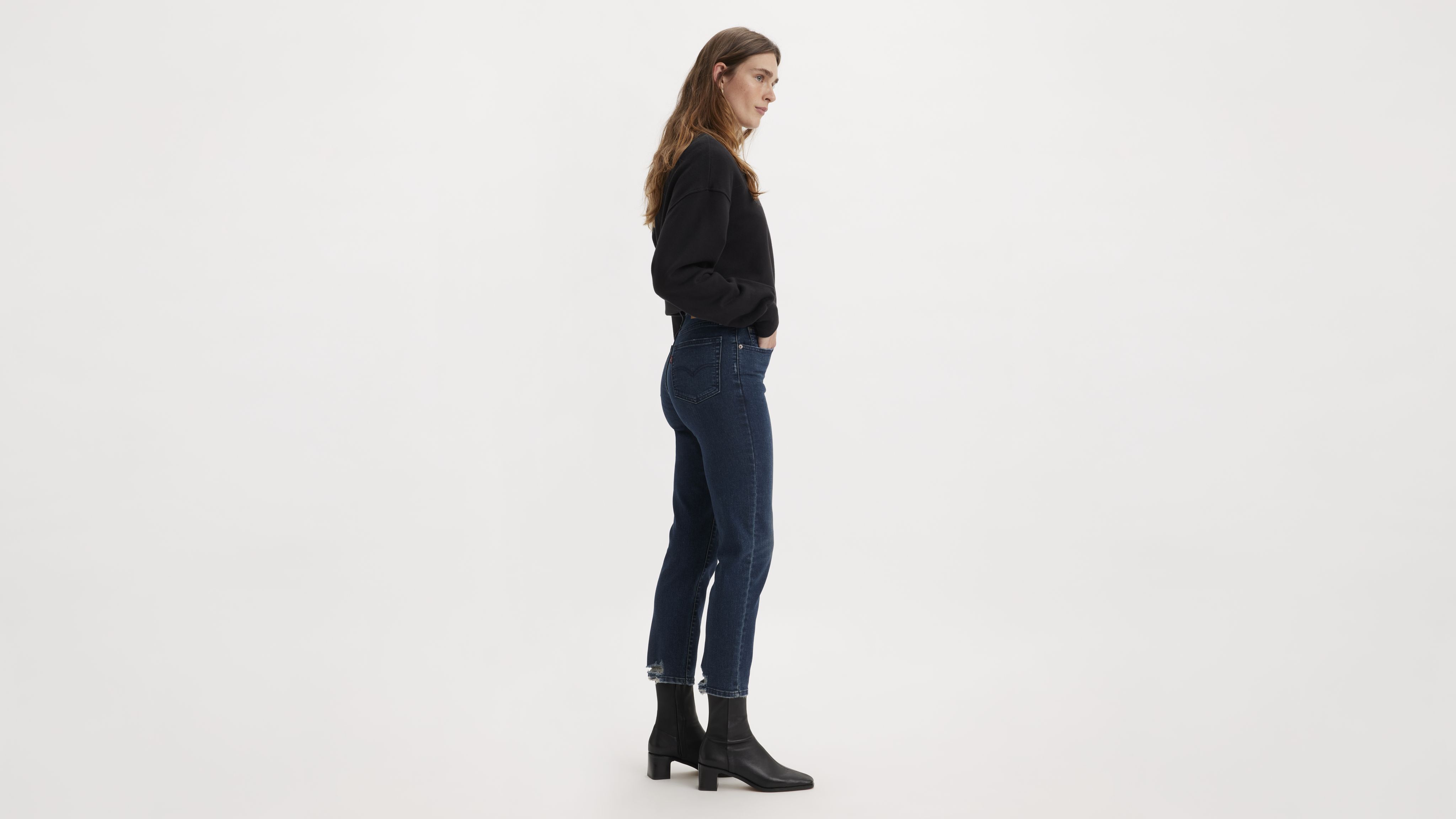 724 High Rise Straight Women's Jeans 2