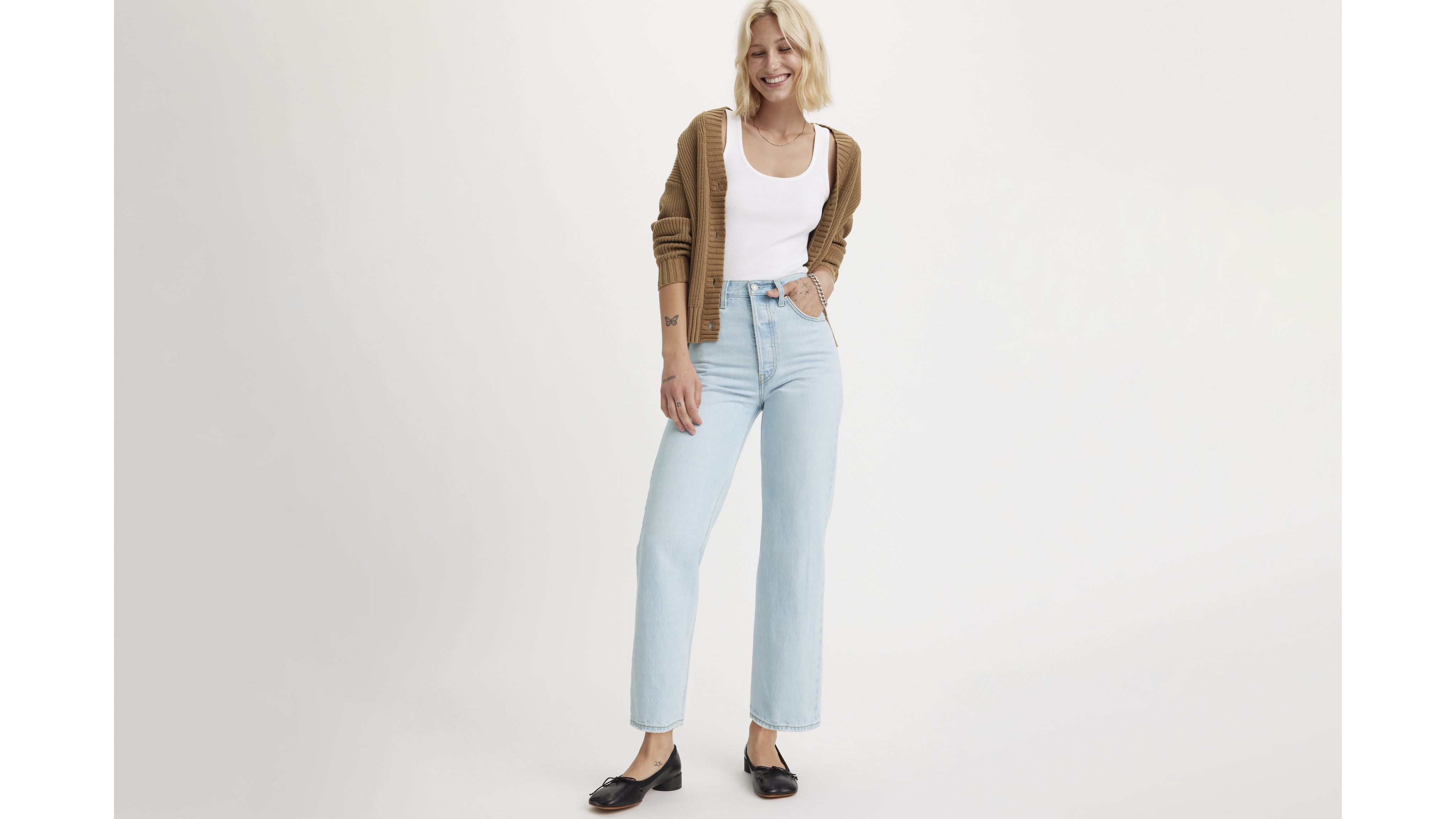 Ribcage Straight Ankle Women's Jeans 1