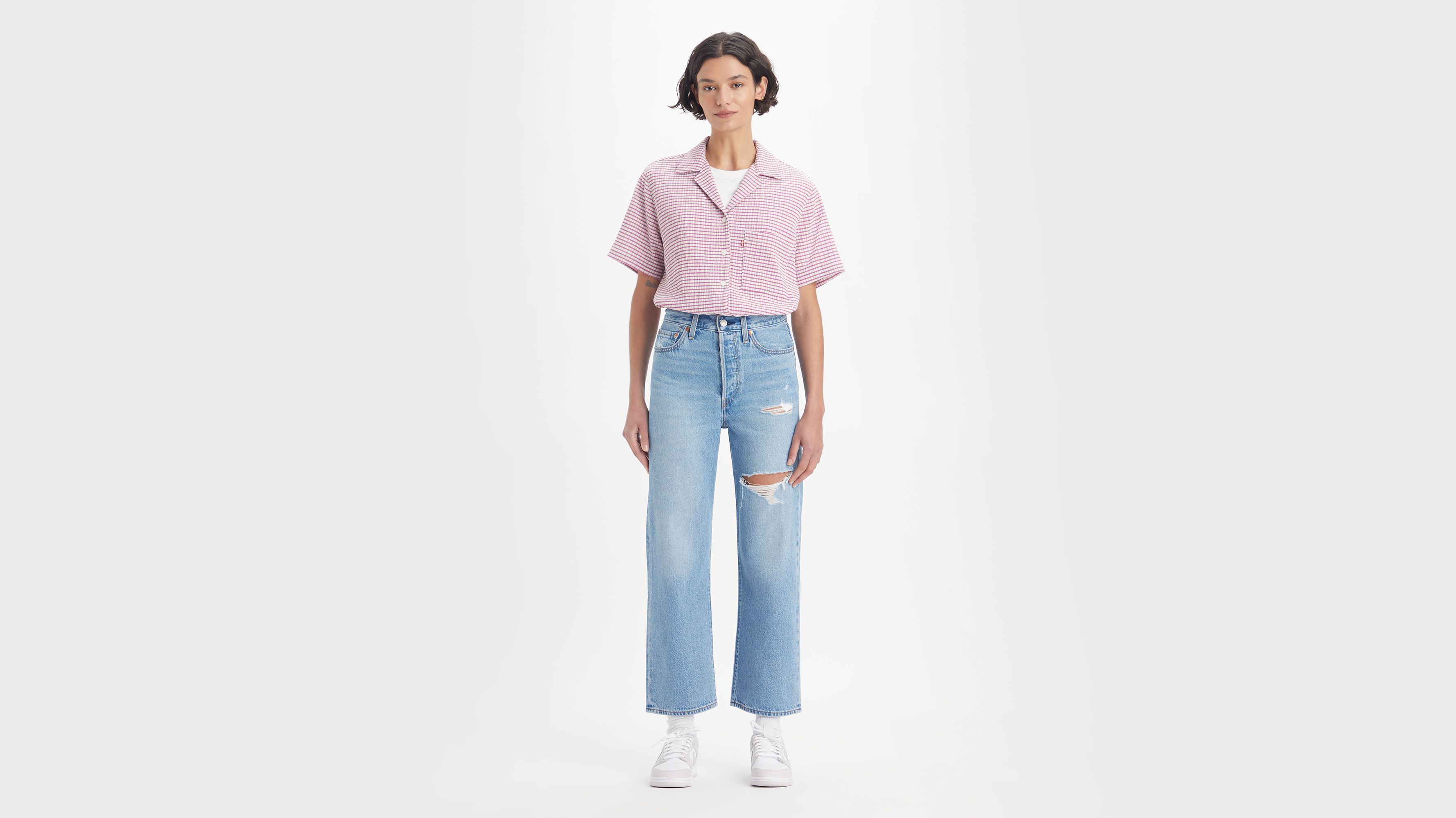 Ribcage Straight Ankle Women's Jeans 8