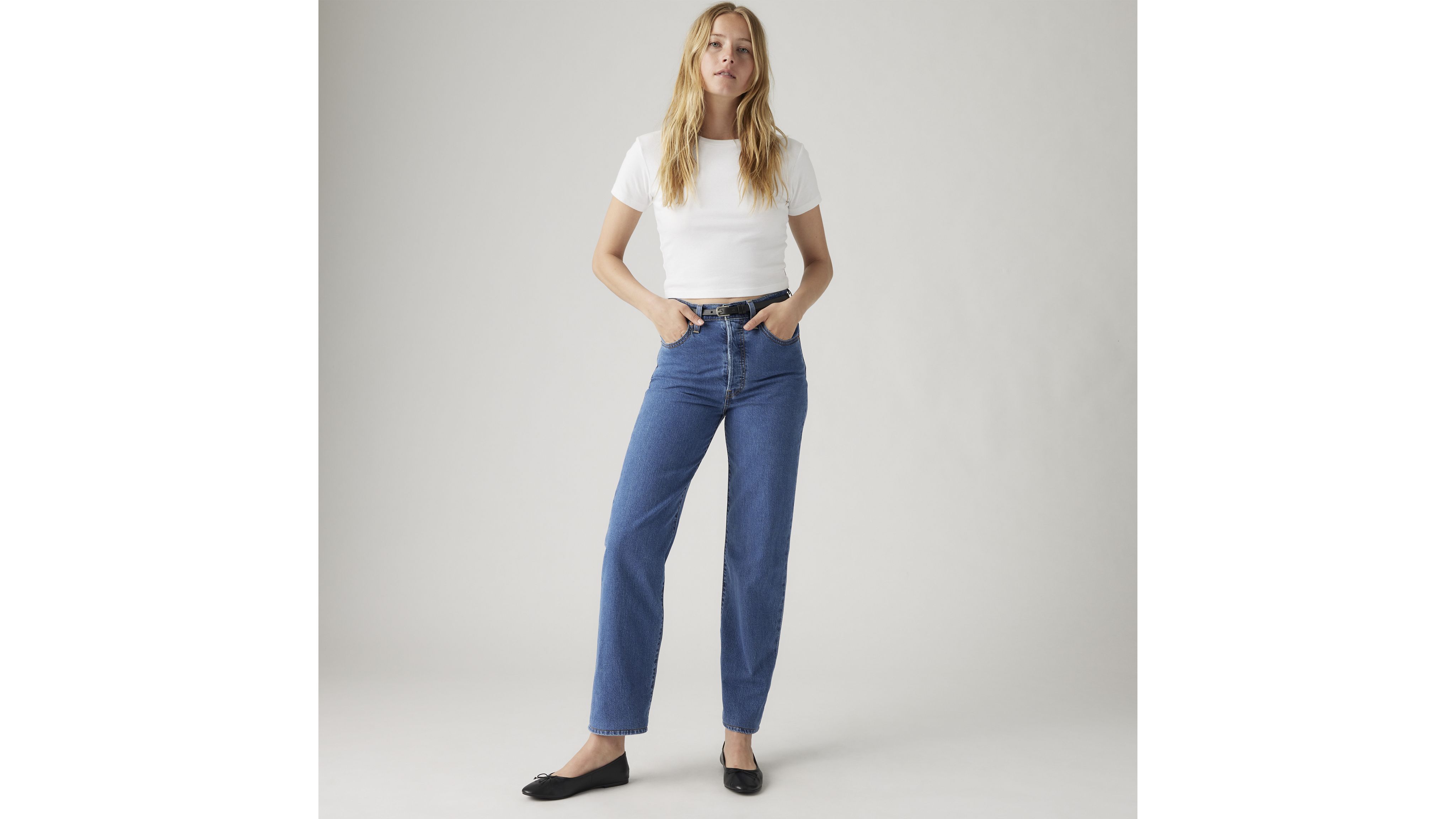 Ribcage Straight Ankle Performance Cool Women's Jeans 1