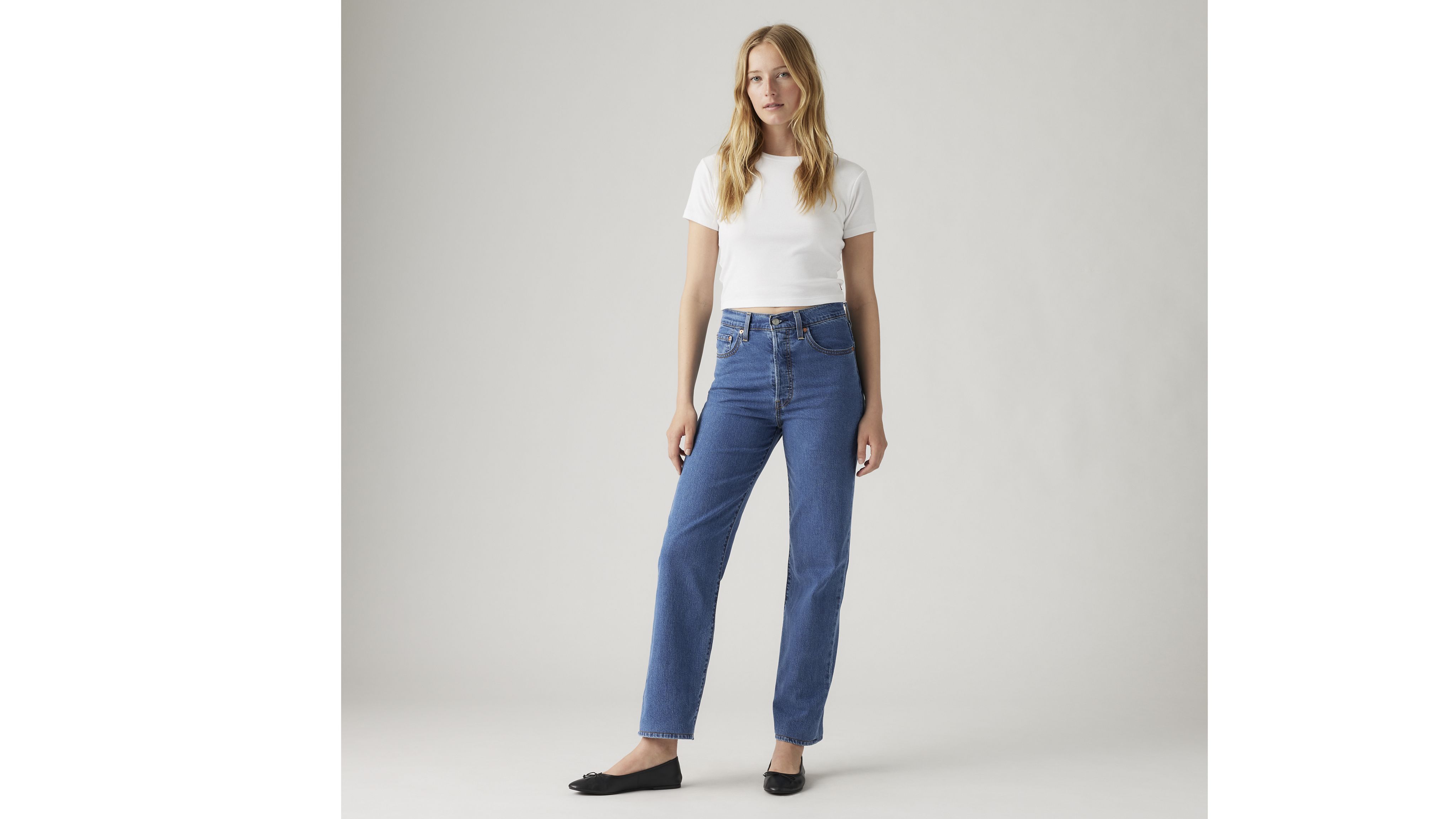 Ribcage Straight Ankle Performance Cool Women's Jeans 5