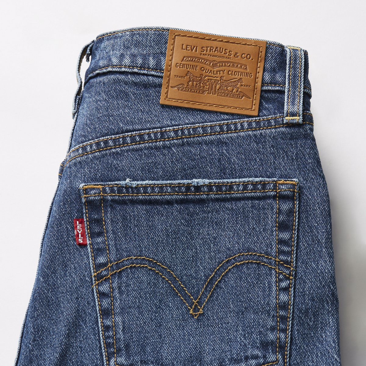 Ribcage Straight Ankle Women's Jeans — On My Honor - Dark Wash