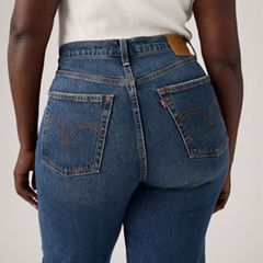 Ribcage Straight Ankle Women's Jeans — On My Honor - Dark Wash 13