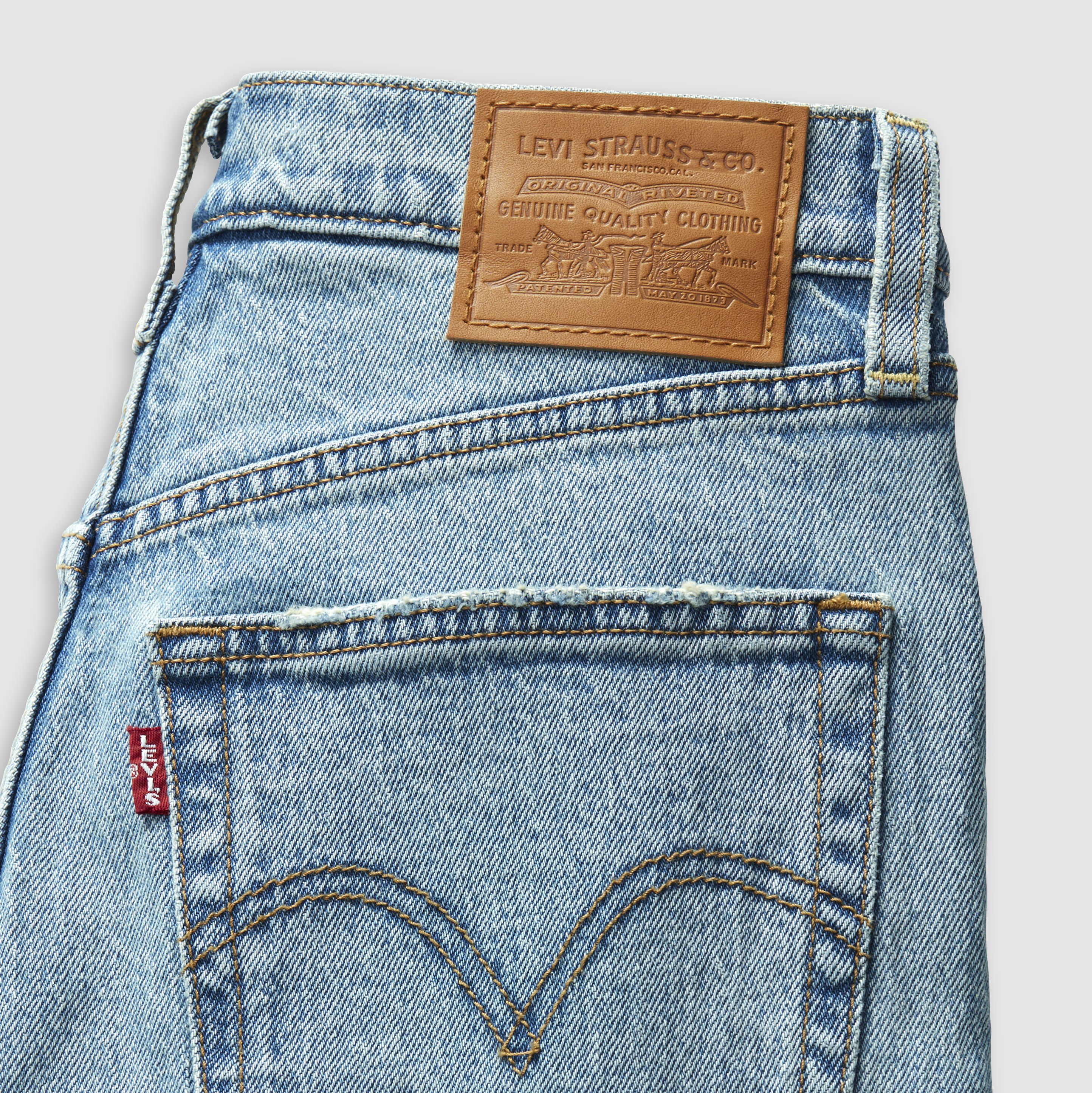 Jeans rectos tobilleros Ribcage 7