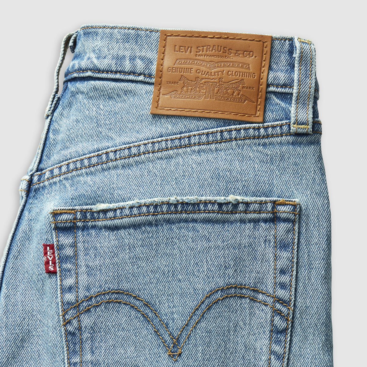 Ribcage Straight Ankle Women's Jeans — Let's Share - Medium Wash