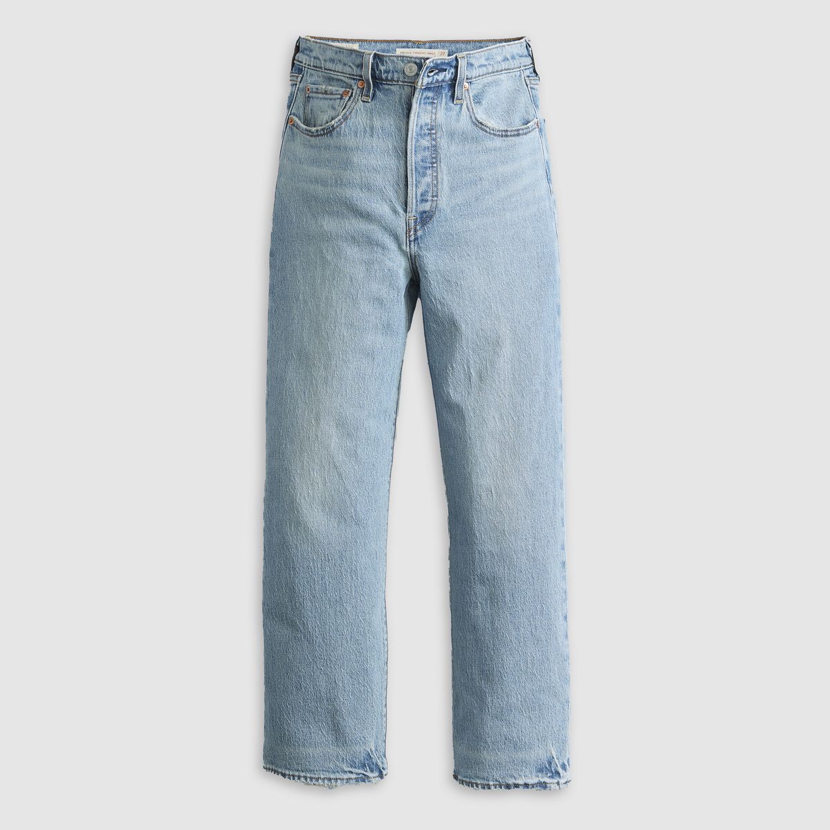 Ribcage Straight Ankle Women's Jeans — Let's Share - Medium Wash