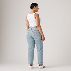 Ribcage Straight Ankle Women's Jeans — Let's Share - Medium Wash 14