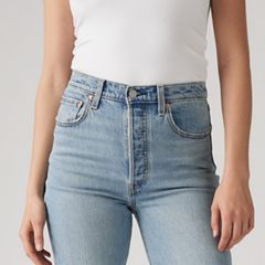 Ribcage Straight Ankle Women's Jeans — Let's Share - Medium Wash 3