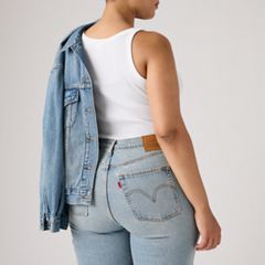 Ribcage Straight Ankle Women's Jeans — Let's Share - Medium Wash 15