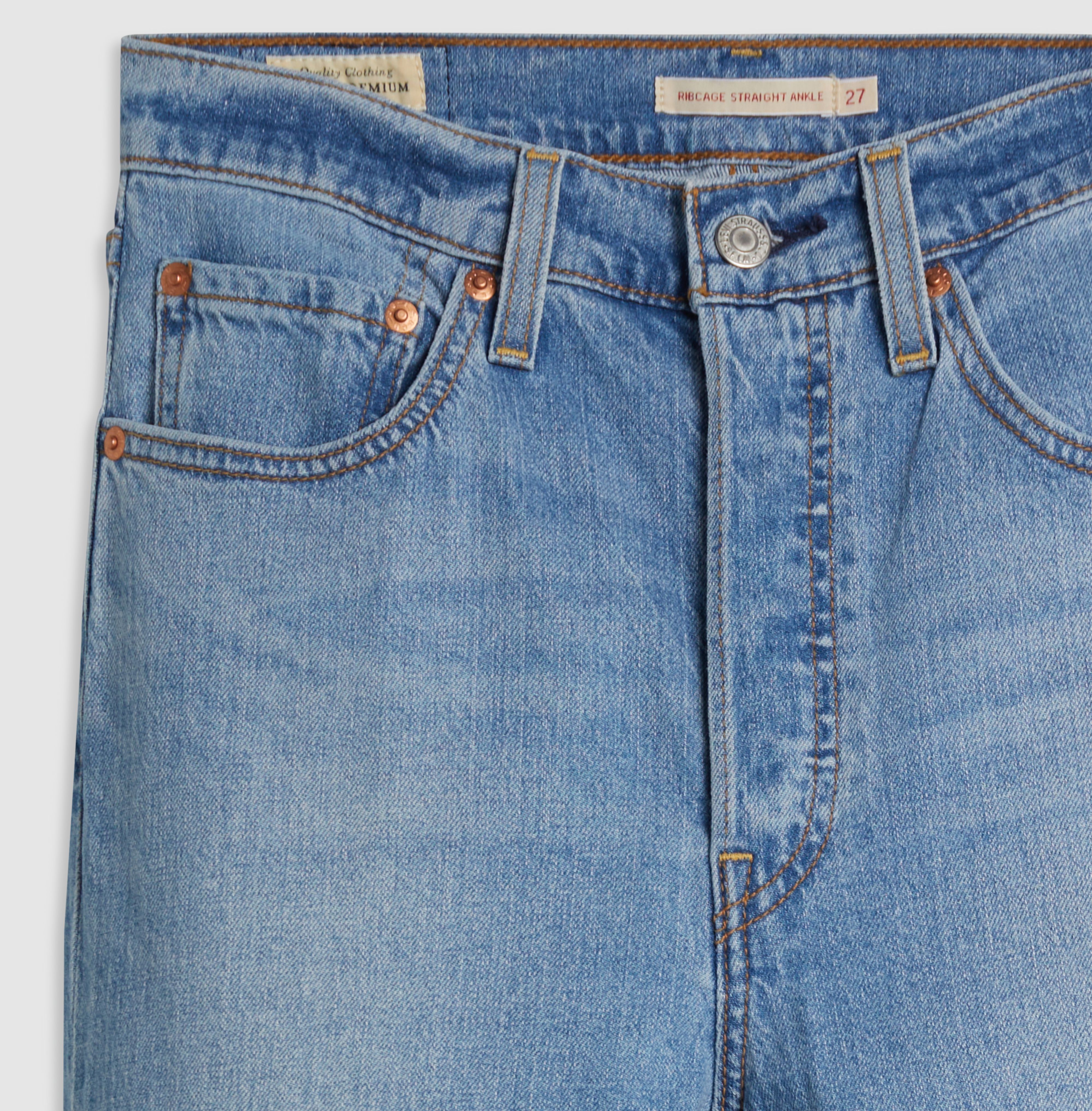 Jean Ribcage Straight cheville coton lin 8